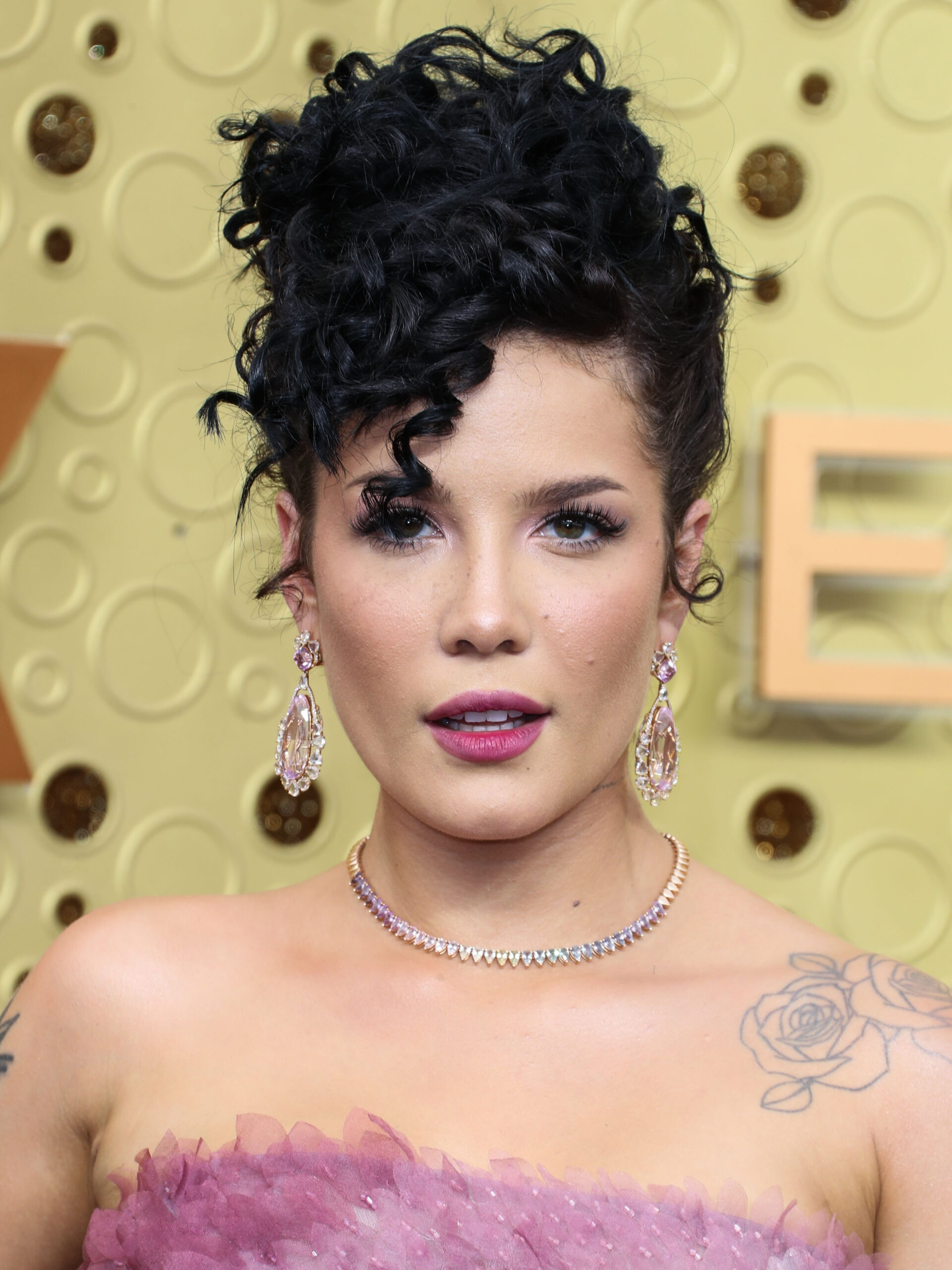 Halsey smiling
