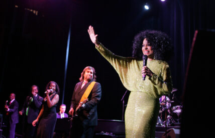 Diana Ross performing at the Segerstrom Center for the Arts