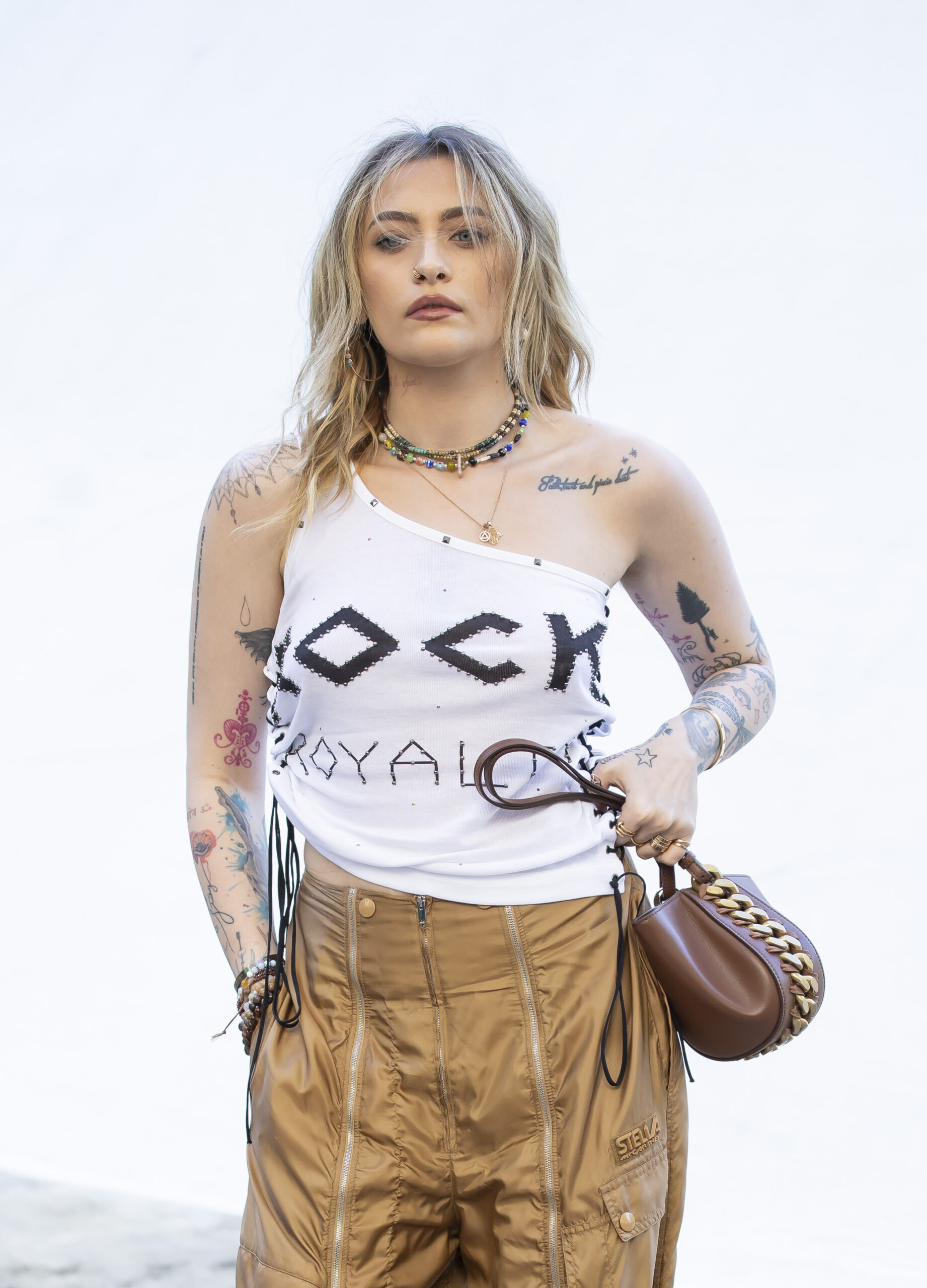 Paris Jackson at the Stella McCartney show in Paris