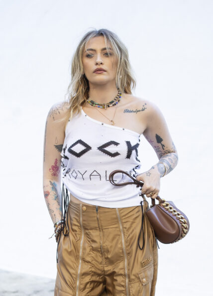 Paris Jackson at the Stella McCartney show in Paris