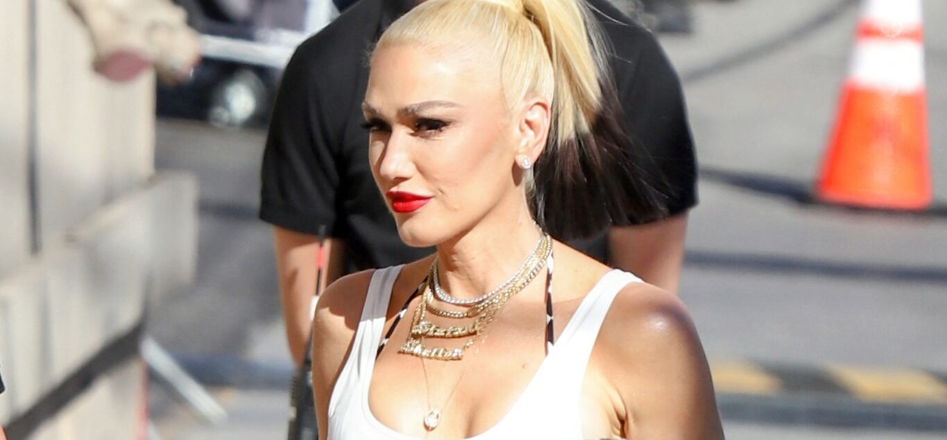 Gwen Stefani seen making an appearance to the Jimmy Kimmel Show