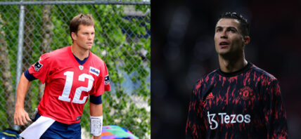 Tom Brady & Cristiano Ronaldo in their training kits