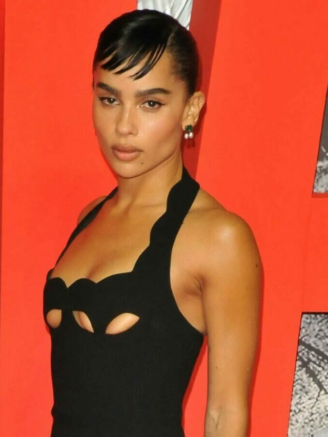The Batman UK film premiere, Zoe Kravitz