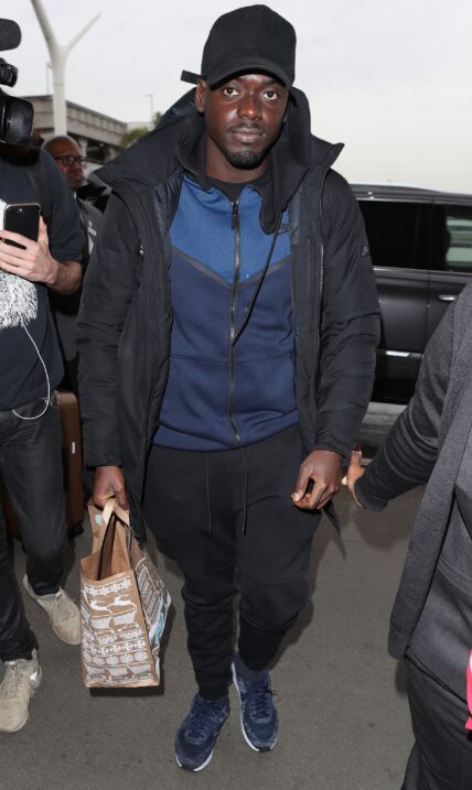 Daniel Kaluuya departs LAX after golden globes
