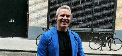 Andy Cohen arrives to the Wendy Williams Show