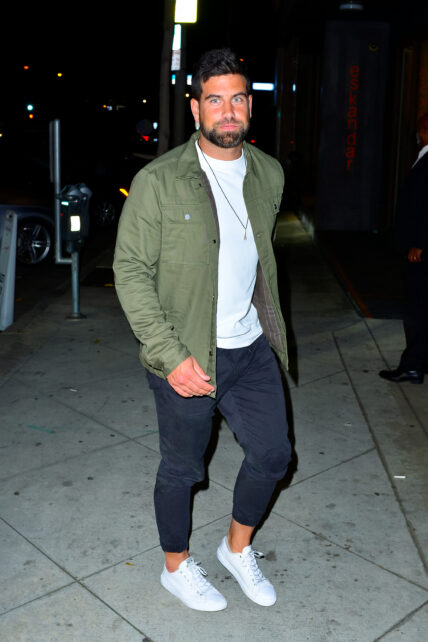 Blake Moynes outside Craig apos s Restaurant in West Hollywood