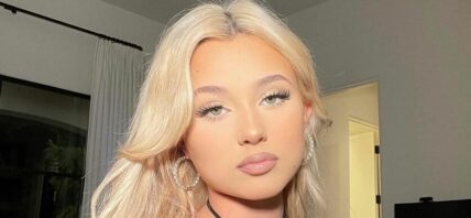 Alabama Barker takes a selfie.