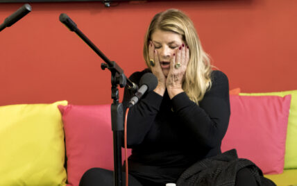 Kirstie Alley chats with Dan Wootton at The Sun