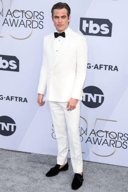 Chris Pine at the Annual Screen Actors Guild Awards