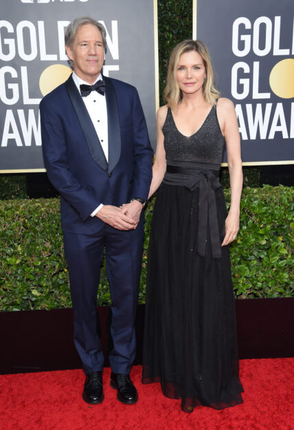 Michelle Pfeiffer and David E. Kelle at the 77th Golden Globe Awards