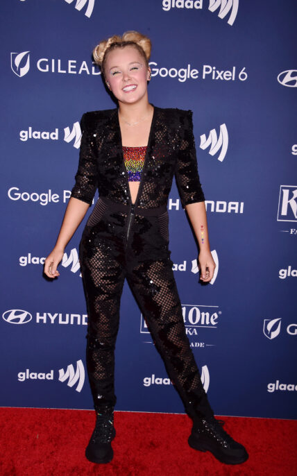 JoJo Siwa attends the 33rd Annual GLAAD Media Awards
