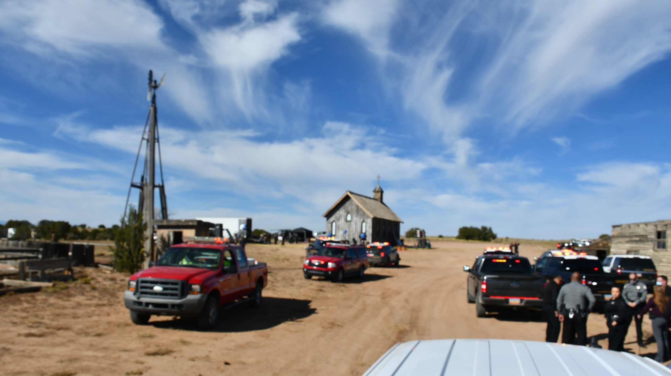 Police release photos from the set of Rust after fatal shooting