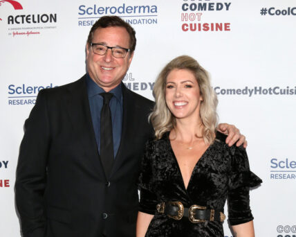 Bob Saget and Kelly Rizzo at Cool Comedy, Hot Cuisine 2019