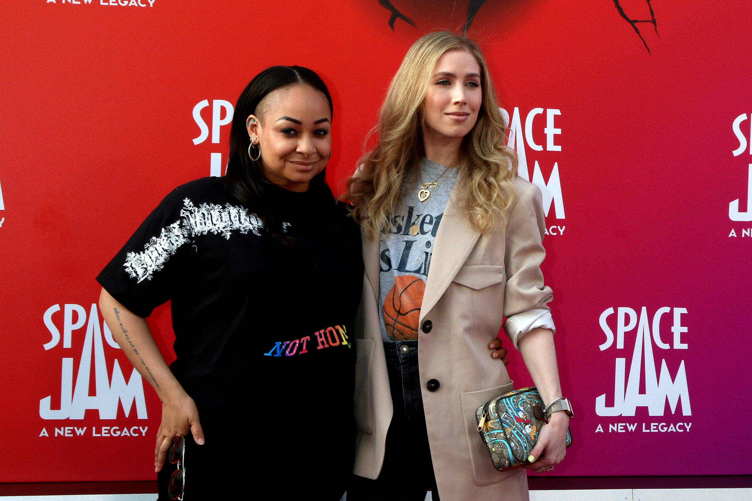 Raven-Symoné & Miranda Pearman-Maday at Space Jam: A New Legacy Premiere