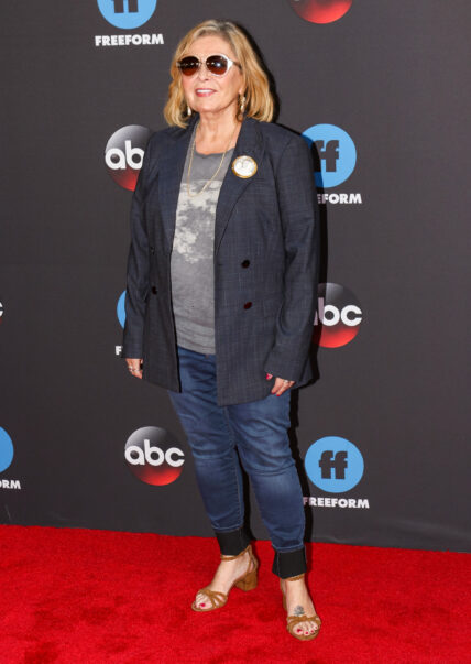 Roseanne Barr at the 2018 Disney ABC Freeform Upfront