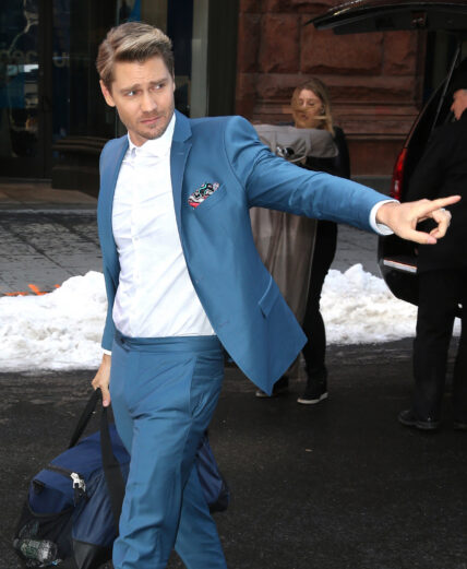 Chad Michael Murray at AOL Building in New York City