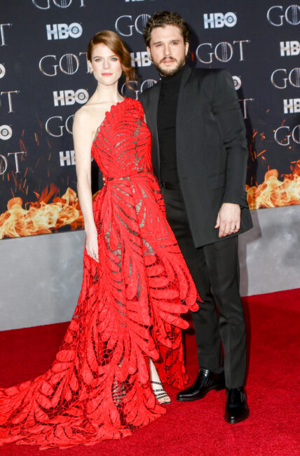 Kit Harington And Rose Leslie at the 'Game of Thrones' New York Premiere
