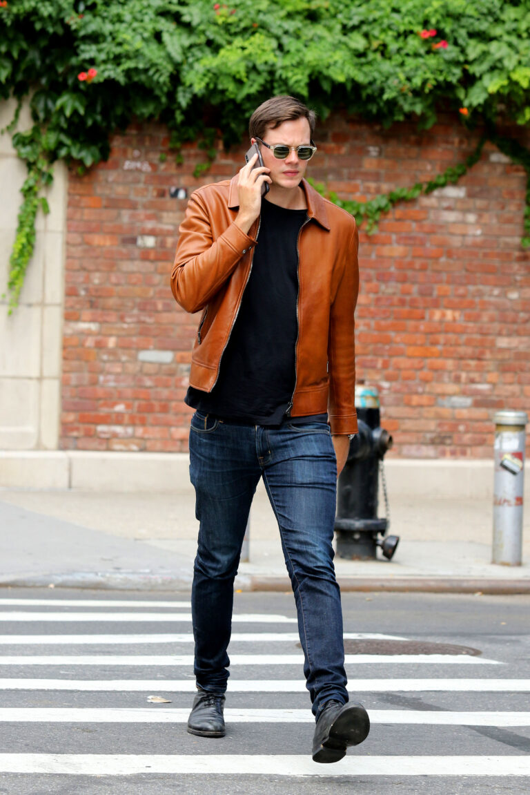 Brothers Bill Skarsgard star of quot It - Chapter Two quot and Alexander seen chatting after having lunch in NYC