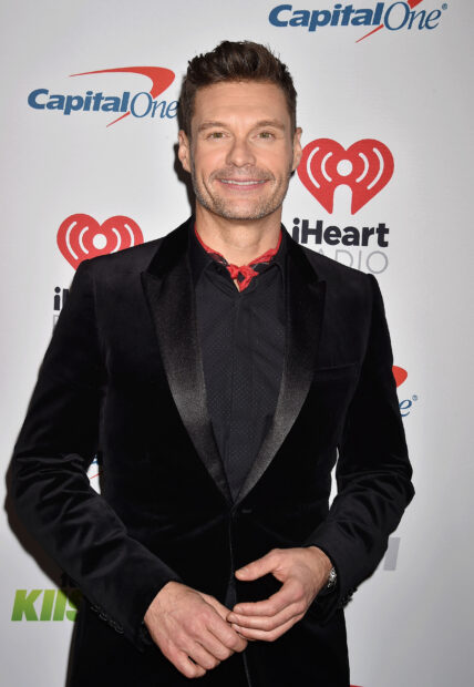 Ryan Seacrest At The 102 7 KIIS FM Jingle Ball Press Room