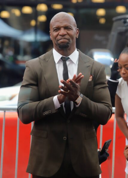 Terry Crews receives his Hollywood star with Tachina Arnold singing Happy Birthday along with Howie Mandell