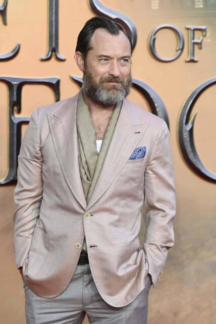 Jude Law at the 'Fantastic Beasts The Secrets of Dumbledore' Premiere