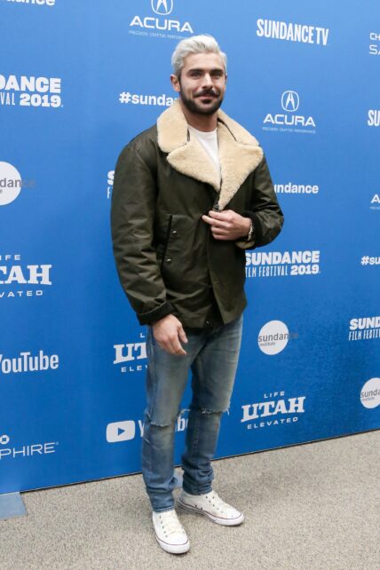 Actor Zac Efron attends the ''Extremely Wicked, Shockingly Evil, and Vile'' premiere at Eccles Theater during the 2019 Sundance Film Festival.