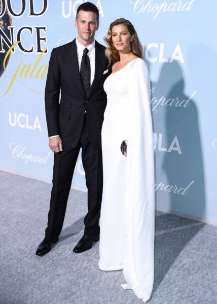 Tom Brady and wife/model Gisele Bundchen arrive at the 2019 Hollywood For Science Gala held at a Private Estate on February 21, 2019 in Beverly Hills, Los Angeles, California, United States. 17 Mar 2020