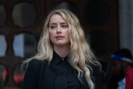 Amber Heard at The Royal Courts of Justice