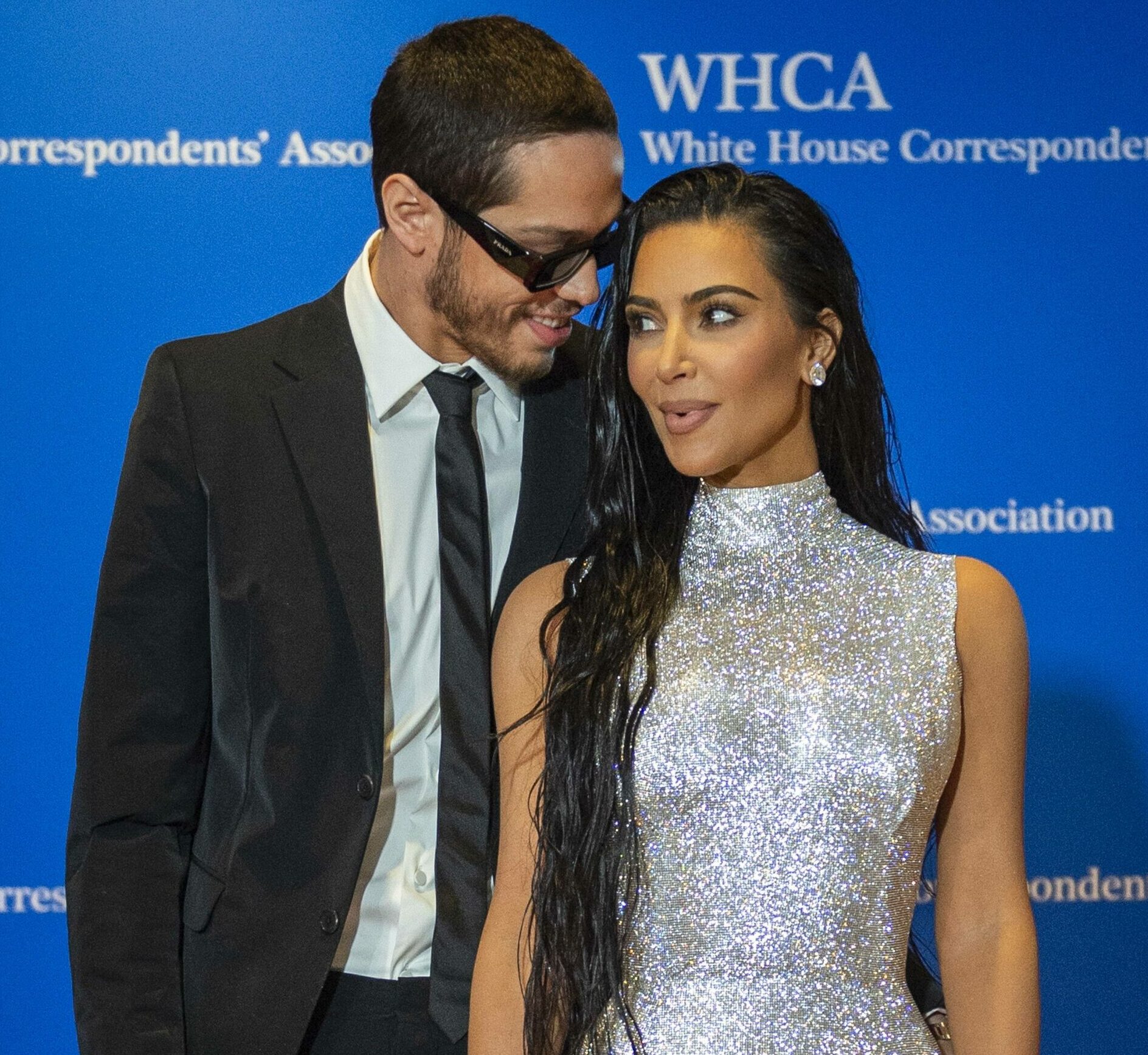 White House Correspondents Dinner 2022. 30 Apr 2022 Pictured: Kim Kardashian and Pete Davidson
