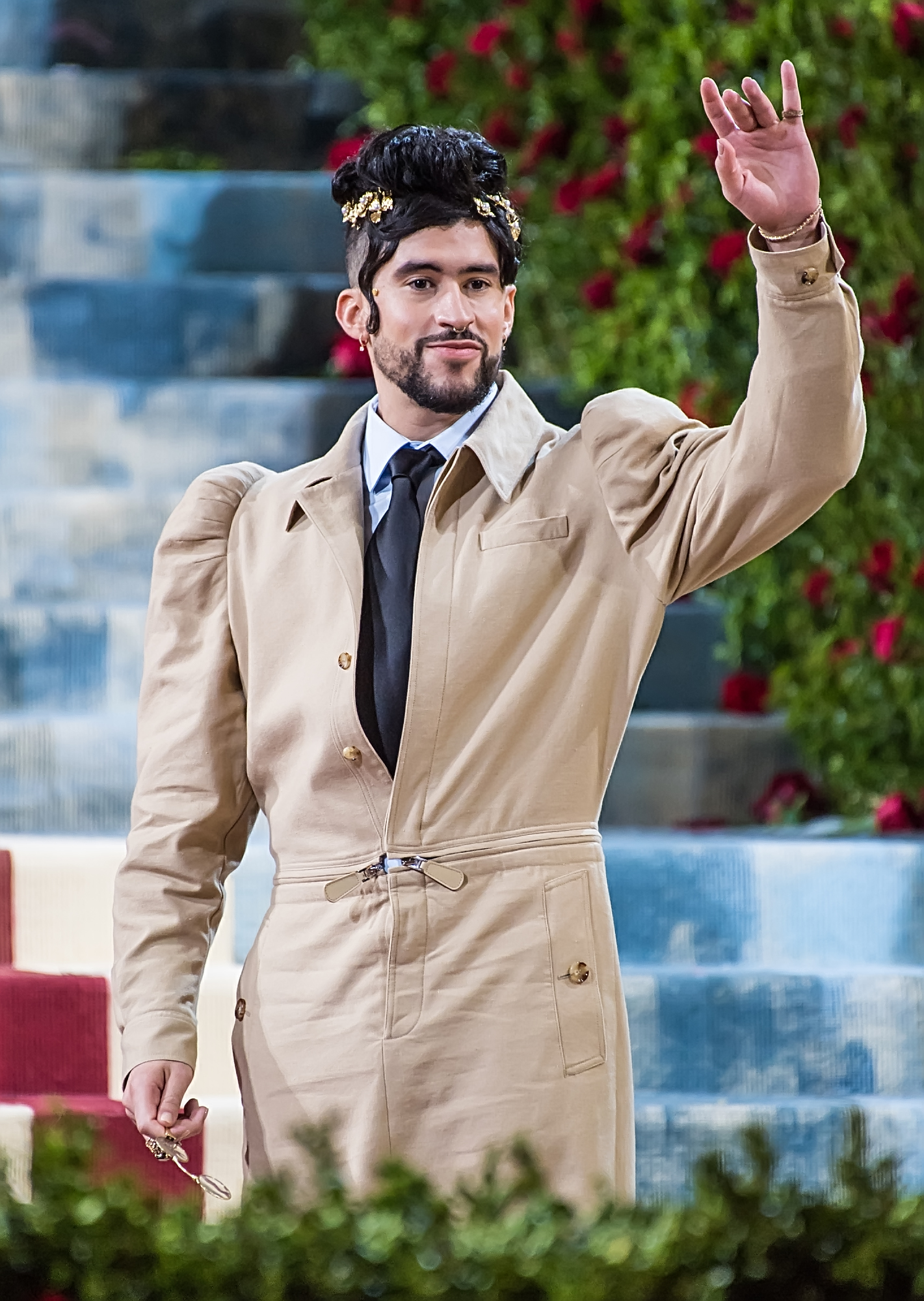 The 2022 Met Gala Celebrating "In America: An Anthology Of Fashion" in New York City - Arrivals. 02 May 2022 Pictured: Bad Bunny.