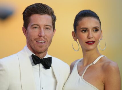 Nina Dobrev and Shaun White at the Top Gun: Maverick premiere