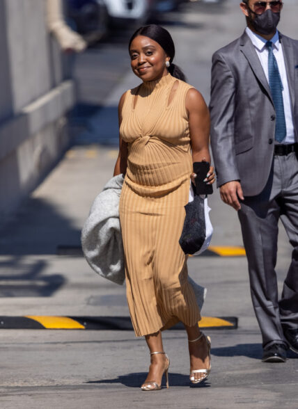 Quinta Brunson at Kimmel
