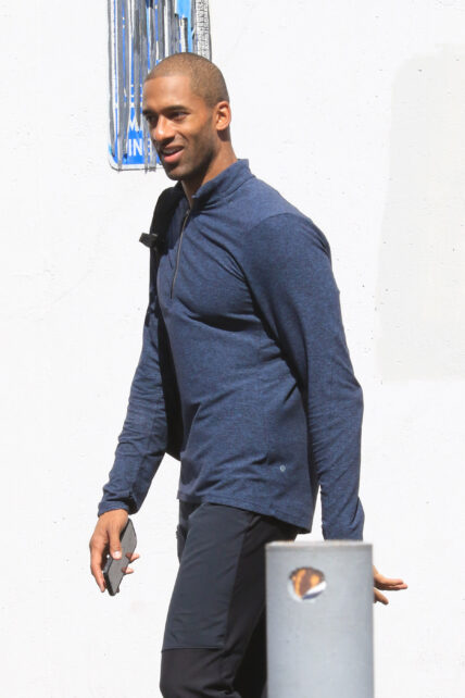 Matt James all smiles as he heads out of Tuesday apos s dance practice