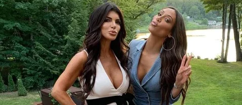 two women posing