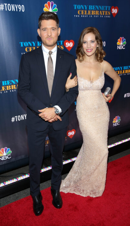Tony Bennett Celebrates 90: The Best Is Yet To Come Pictured: Michael Buble, Luisana Lopilato