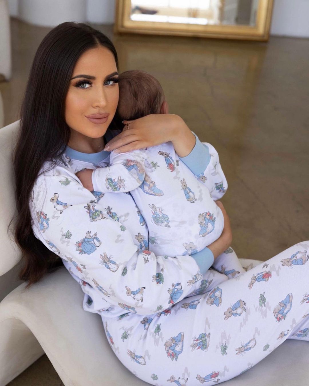Maralee Nichols with son Theo