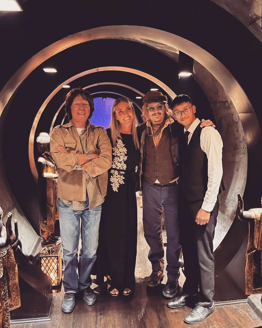Johnny Depp and friends