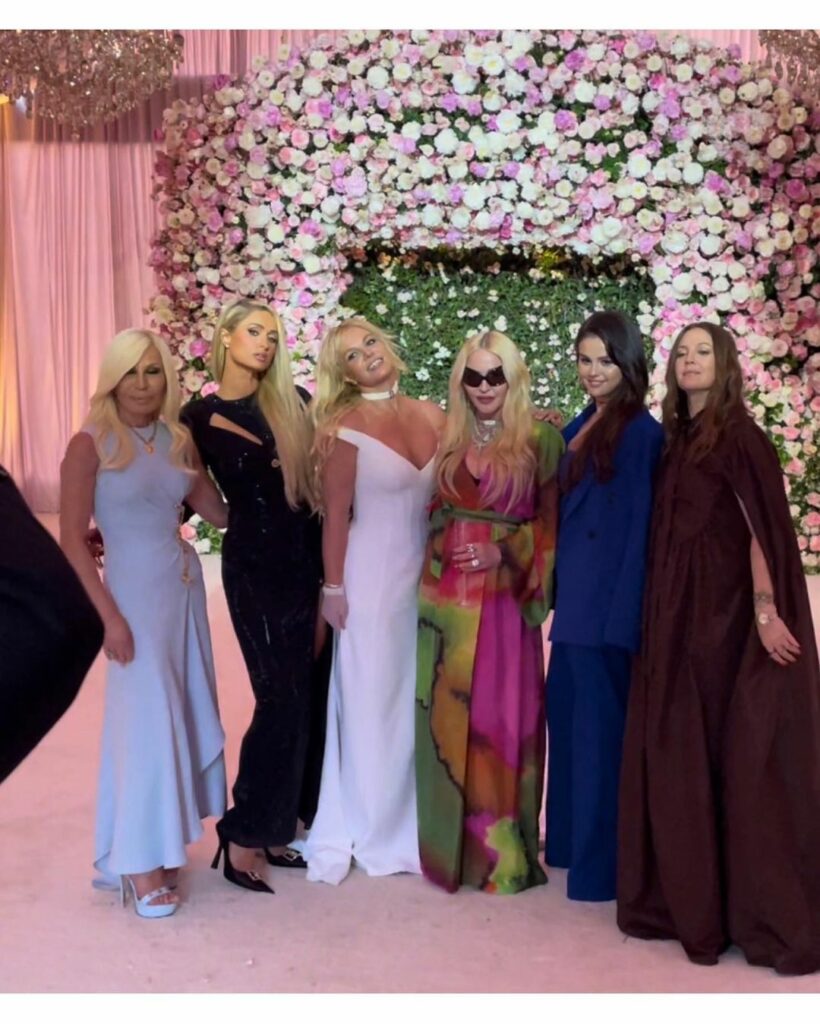 Britney Spears with her girl gang guests