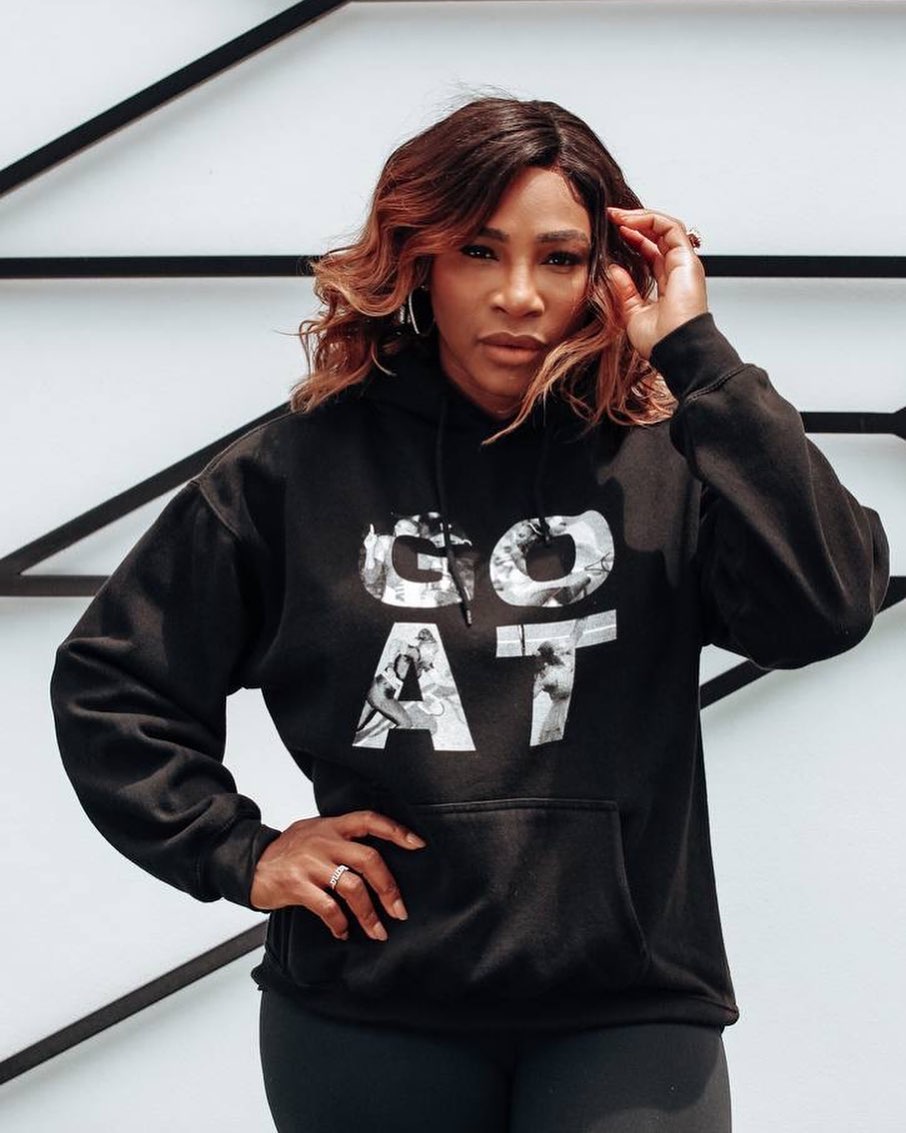 Serena Williams is positive after Wimbledon loss