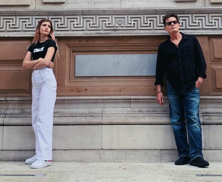 Sami Sheen and Charlie Sheen