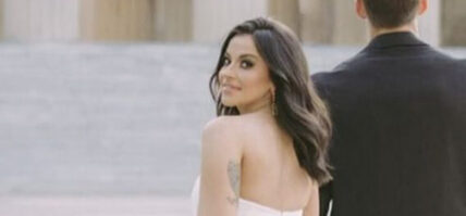 Tia Booth's engagment photo