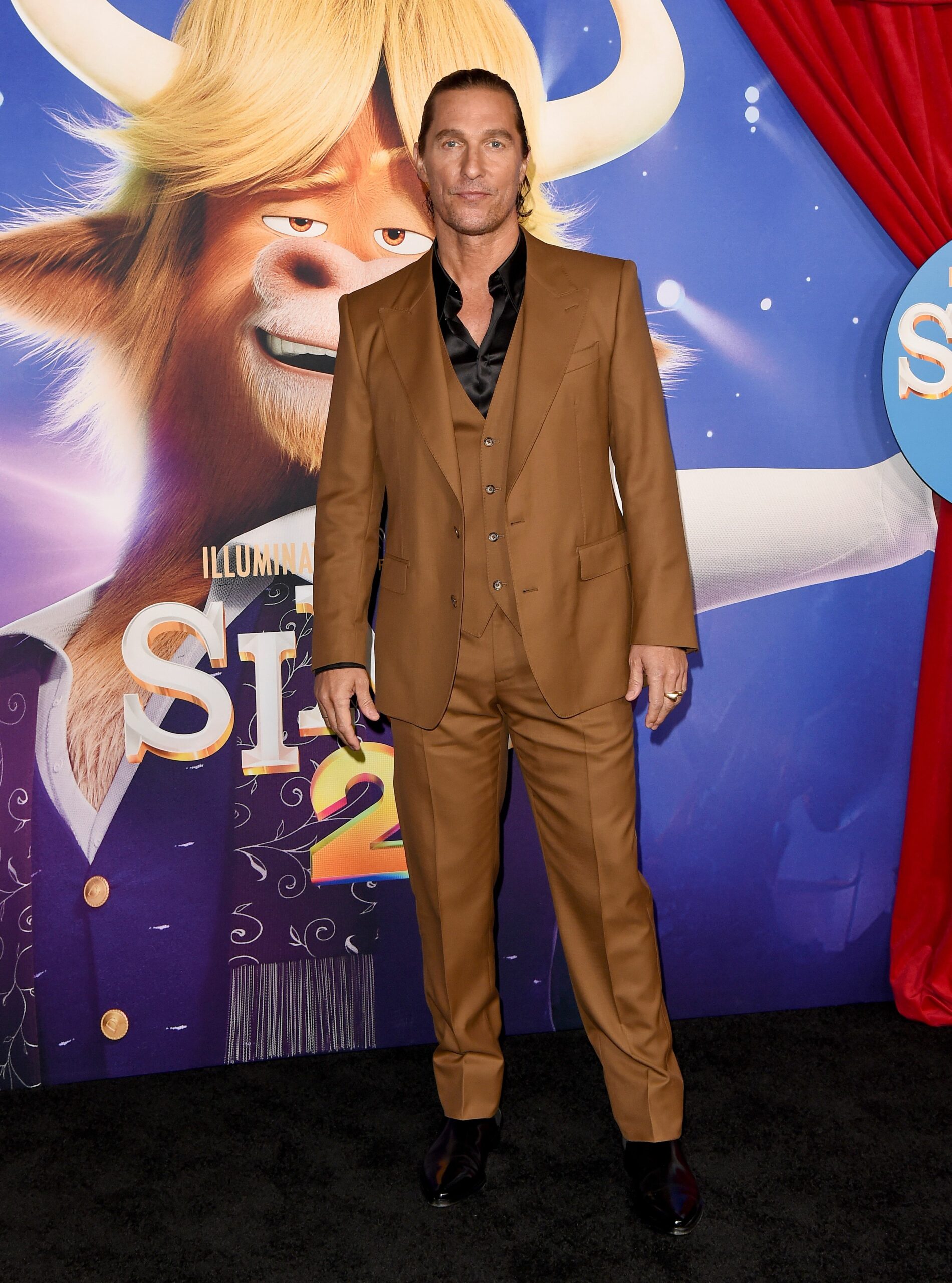 Matthew McConaughey at the "Sing 2 Premiere