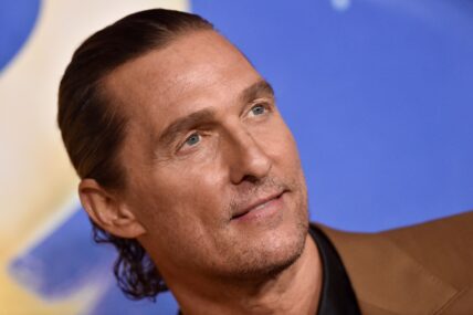 Matthew McConaughey at the "Sing 2 Premiere