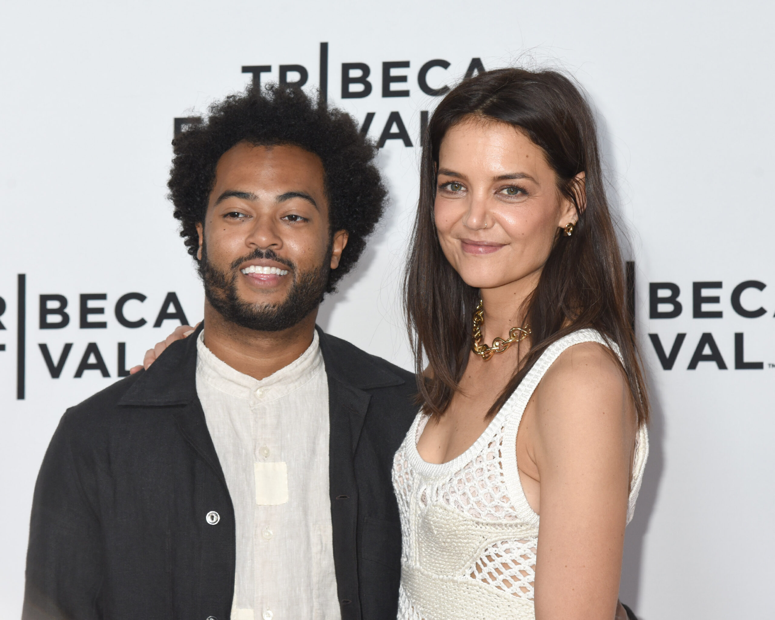 2022 Tribeca Film Festival World Premiere of "ALONE TOGETHER”, at the SVA Theater 1 Silas in New York, New York, USA, 14 June 2022. 14 Jun 2022 Pictured: Bobby Wooten III and Katie Holmes.