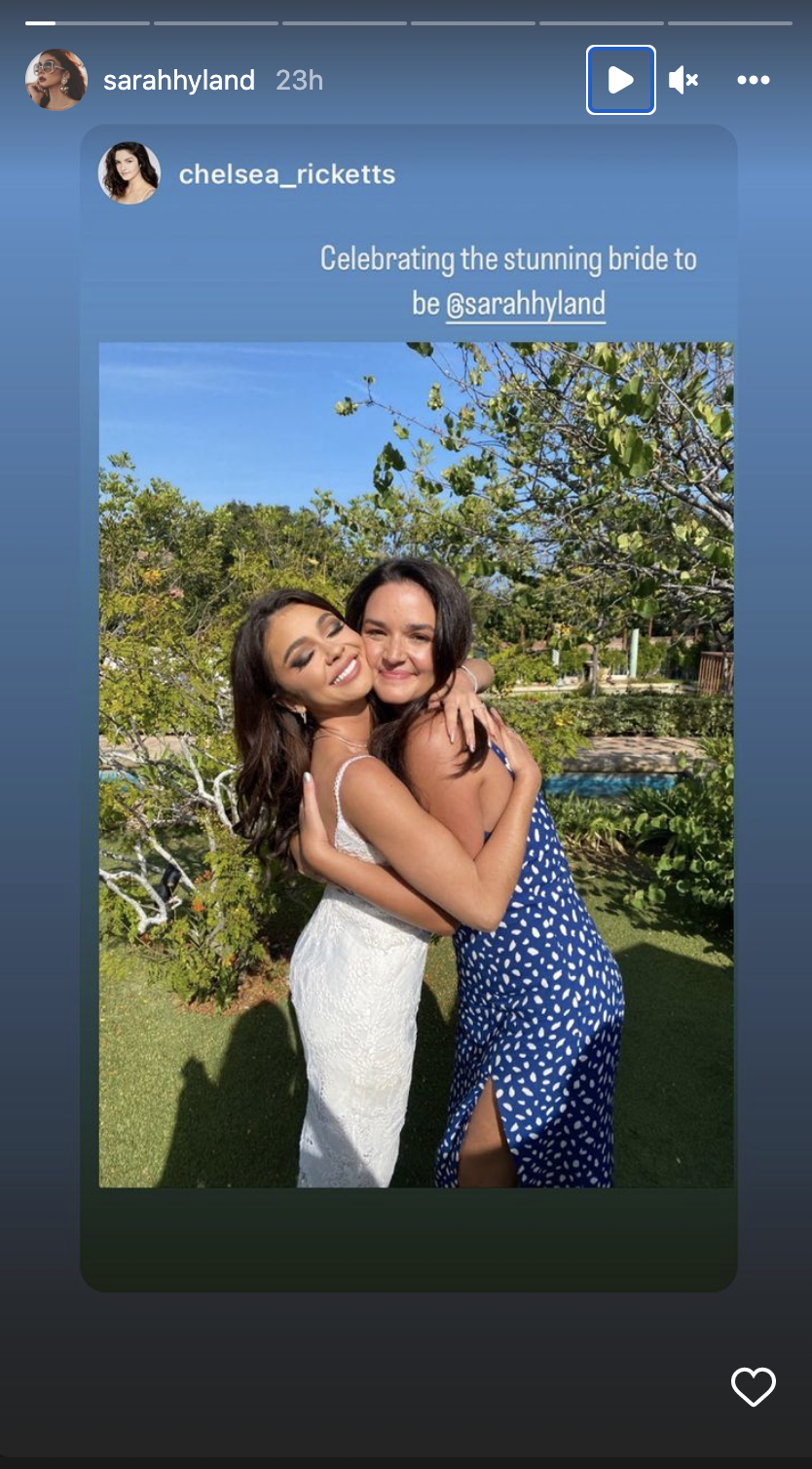 Sarah Hyland, Wells Adams Bridals Shower