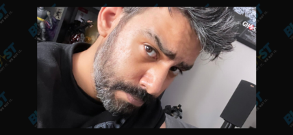 Rahul Kohli nursing Baby Yoda