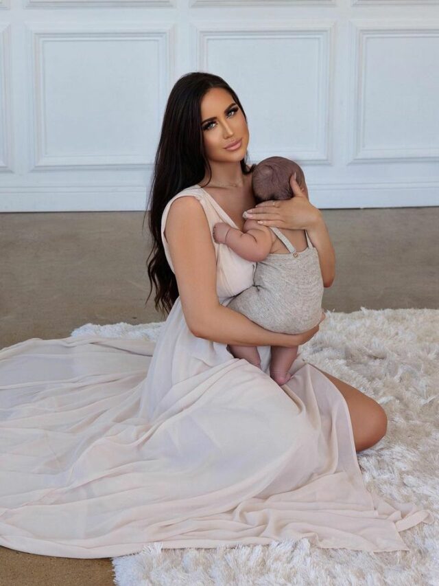 Maralee Nichols with son Theo