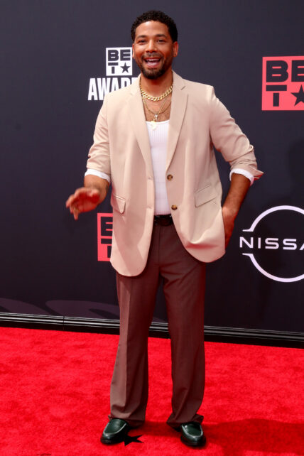 Jussie Smollett at the 2022 BET Awards at Microsoft Theater on June 26, 2022 in Los Angeles, CA