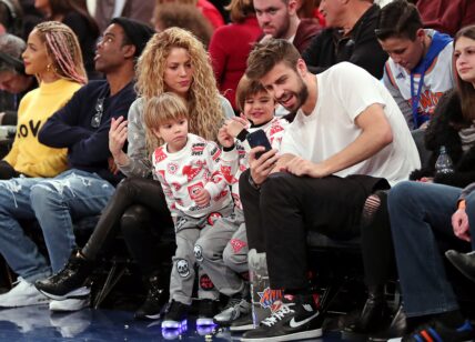Celebs at New York Knicks