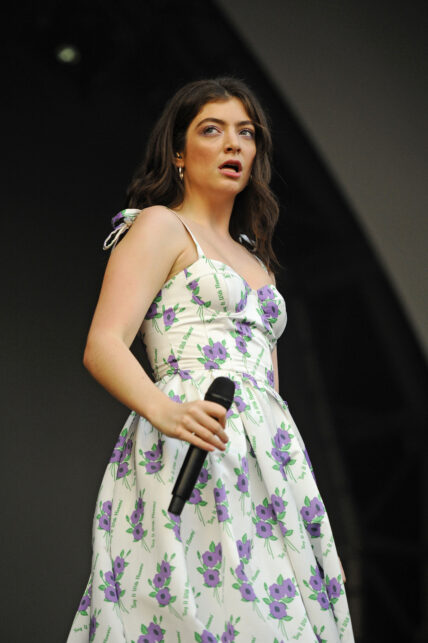 Lorde performing at ALL POINTS EAST